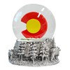 Colorado Snow Globe State Flag and Scene on Base 3.5