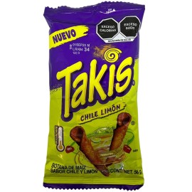 Barcel 5X TAKIS CHILE LIMÓN BARCEL  -  5 Paquetes de 56g c/u