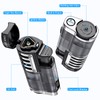 Torch Lighter Butane Refillable Triple Jet Flame Torch Lighters, Windproof