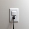 Qdos Safety StayPut Single Outlet Plug Cover | White |
