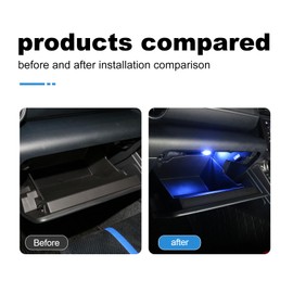 KUNGKIC LED Glove Box Lighting Light Lamp for Toyota GR86 ZN8 Subaru BRZ ZD8 2021 2022 2023 Custom Parts Room Lamp Interior Car USB Charger Included Decoration Accessories Auto Light DC 12V Blue Color