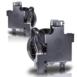 Winjet Compatible with [2003 2004 2005 2006 Honda Element] Driving Fog Lights Driving Fog Lamps Replacement w/Wiring and Switch Kit Clear Lens