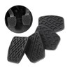 FELTECHELECTR 4pcs Rubber Clutch Pedal Pads Slip Brake Pedal Cover