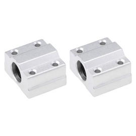 sourcing map 6mm Linear Ball Bearing SCS6UU Slide Block Units, 6mm Bore 2pcs