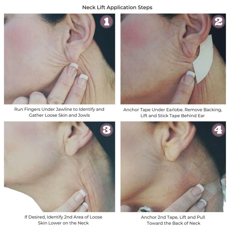 Bring It Up Instant Neck Lift Tape 30 Day Supply,