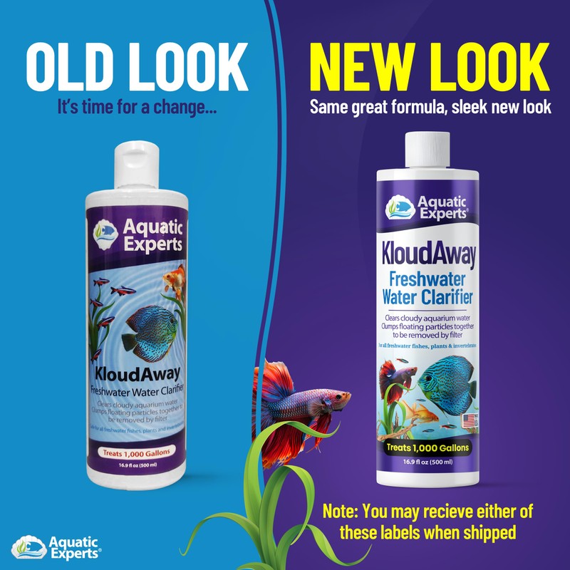 KloudAway Freshwater Aquarium Water Clarifier - Clears Cloudy Water, Water