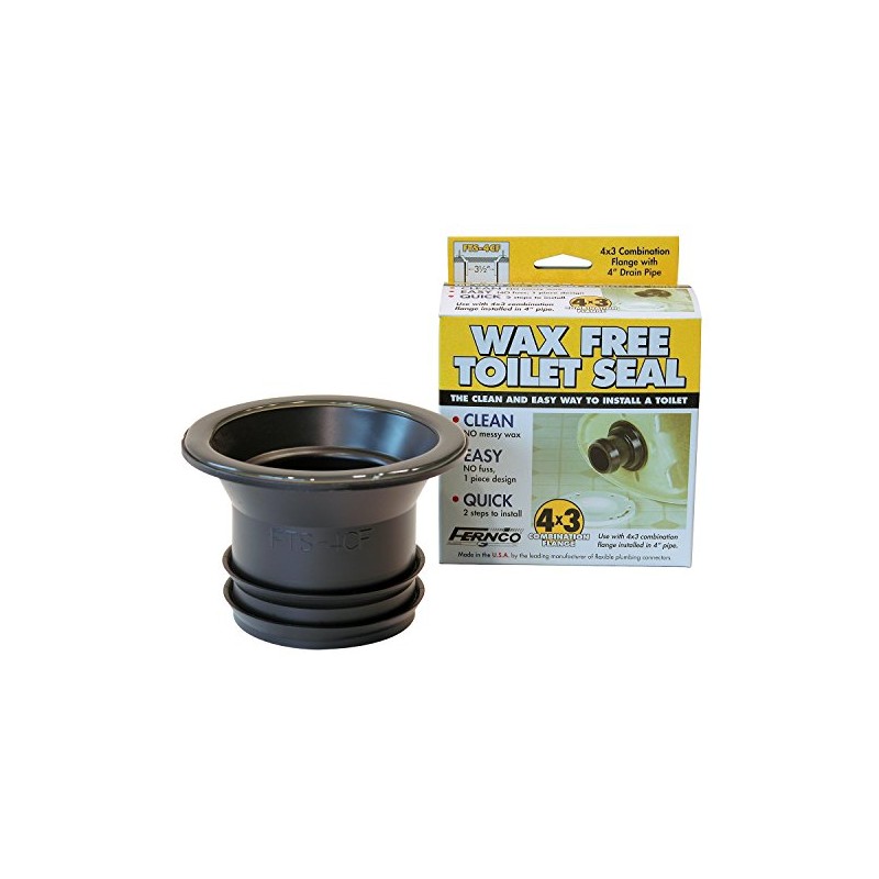 Fernco FTS-4CF 3" x 4 " Wax Free Toilet Seal