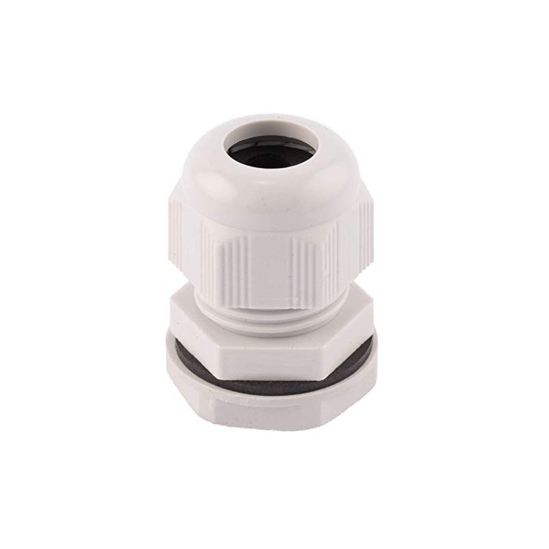 SWA Pack of 10 Grey Nylon Cable Glands, suitable for