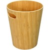 Woodquail Waste Paper Bin Home Office Basket, Made of Natural