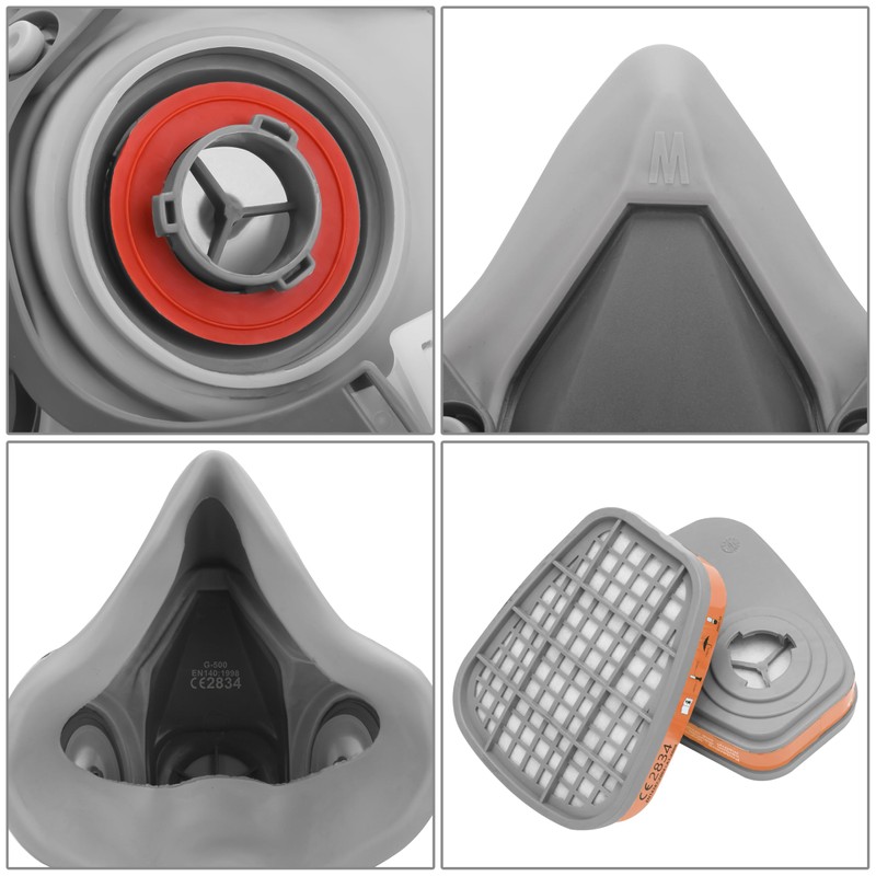 AirGearPro G-500 Respirator Mask with A1P2 Filter, Gas Mask, Dust