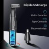 Kensen Rasuradora Eléctrica Barba Y Pelo Corporal Con Peines Guías