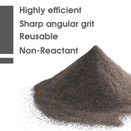 #80 GRIT Aluminum Oxide Powder for Sand Blasting - Sand Blaster for air Compressor, Metal Sandblasting - 12LB