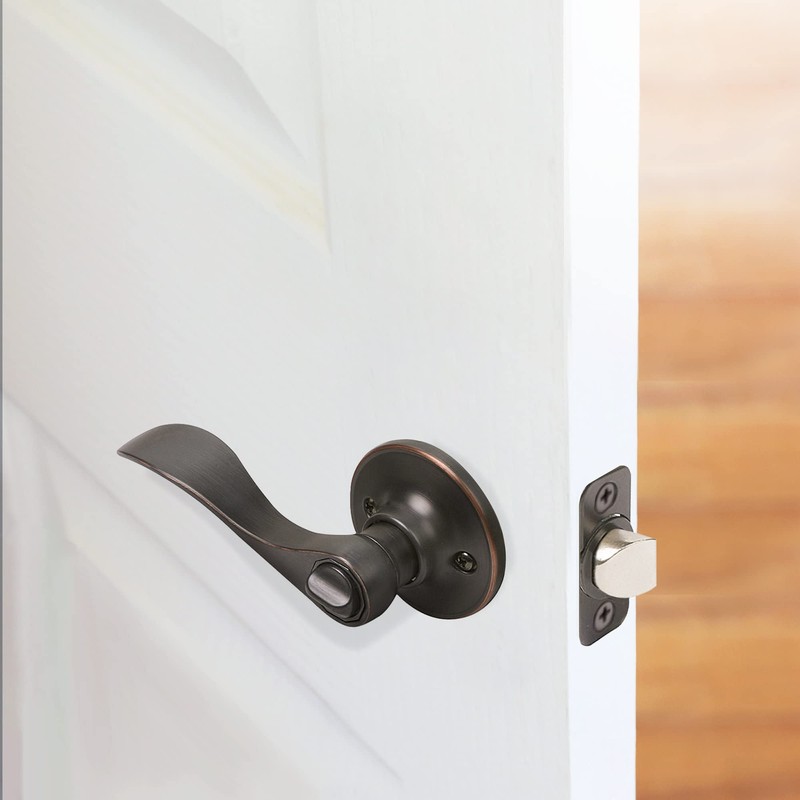 Design House 700534 Springdale Privacy Bed and Bath Door Lever
