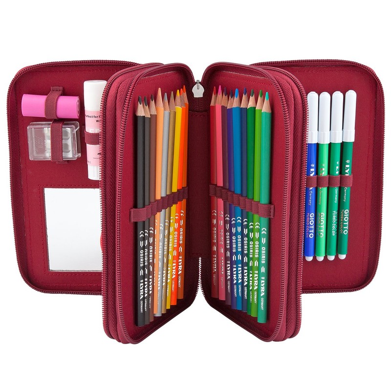 TOPModel 6347 – 3 Pocket Pencil Case, Stars and Stars