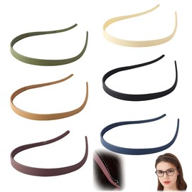SSyang Pack of 6 Women's Headband with Clips, Headband Sunglasses, Thin Headband for Glasses, Non-Slip Zigzag Headband, Stylish, for Glasses Wearers