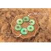 Lebensquelle Plus Chrysoprase Doughnut Diameter 30 mm + Cotton Cord