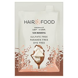 Hair Food Moisturizing Hair Mask for Curly Hair, Coconut, Paraben & Dye Free 1.7 fl oz, 10 Count