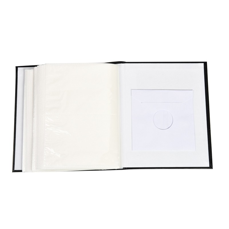 Arpan 6x4 Plain Photo Album with 200 Pockets (Black)