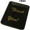 Tip Tray Black 10 pcs Thank You Bill Presenter Tips