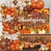 Happy Thanksgiving Banner Backdrop 7x5FT Autumn Maple Leaf Pumpkin Turkey