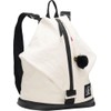 Volcom Zippered Backpack Rucksack, Black/White
