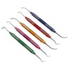 5Pcs Dental Gracey Curettes Curette Hand Scaler Universal Surgical Instrument