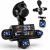 Volxcereo 5 Channel Dash Cam Front and Rear Left Right