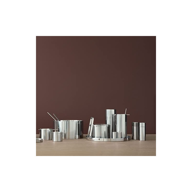 Stelton Salz & Pfefferstreuer aus Edelstahl, designed von Arne Jacobsen,