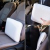 Travel Memory Foam Pillow for Sleeping, Comfortable Camping Pillow, 15.75x11.81x3.94