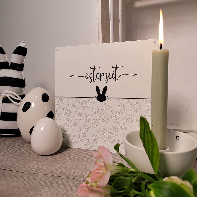 Interluxe Metal Sign 20 x 20 cm - Easter Time