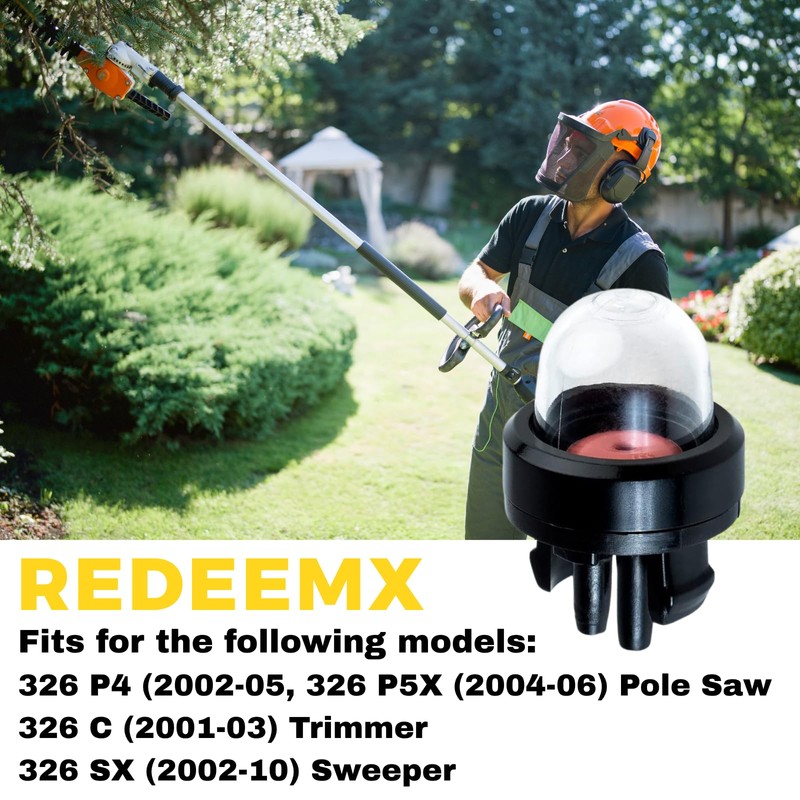 REDEEMX 503936601 Air Purge Bubble Primer Pump Bulb Compatible with