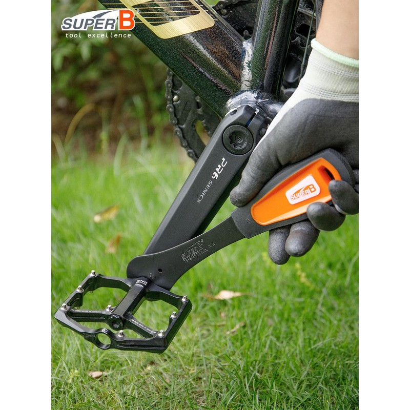 Super B TB-8455 Bicycle Pedal Wrench, 0.6 inch (15 mm),