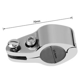 1 Inch Marine Hardware Attachment Stainless Steel Jaw Slider Steel Boat Hardware Assembly for Boat Bimini Top Jaw Slide Hinged, Boat/Yacht Series, Spare Parts for Boats, Yachts