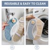 Muimurex Padded Toilet Seat Warmer Cushion Washable(Blue)