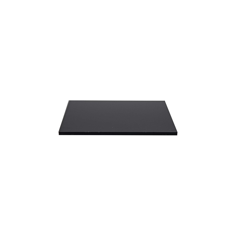 Black Plexiglass Sheet - 1/4" Thick Cast (24" x 36")