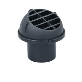 1Pack 42/60/75/90mm Warm Air Vent Outlet Car Auto Heater Ducting，Plastic Ducting Heater Air Vent Outlet 360 Degrees Rotatable for Car Auto Bus RV ATV Black ( Diameter:60mm(2.36”))