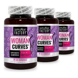 Woman Curves, 180 Cápsulas (3 Frascos 60 Cap C/u)