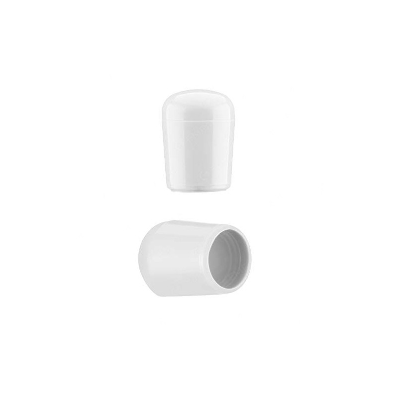 EMFA Caps for Round Pipes 30 mm White (RAL 9010)