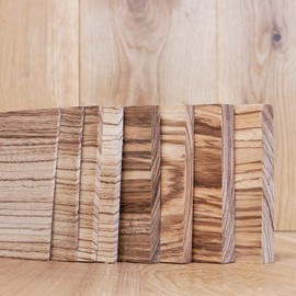 3/4” x 3” x 12” Zebrawood Solid Hardwood Unfinished for Crafts, DYI, Scroll Saw, Woodworking and Laser Engraving (1pc)