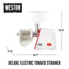 Weston Deluxe Electric Tomato Strainer, Food Mill, Sauce Maker for