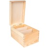 Creative Deco Wooden Storage Box for CDs and DVDs, 16