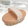 2PCS Set Sweater Cleaning Shaver Set Oval Beech Wood Bristle