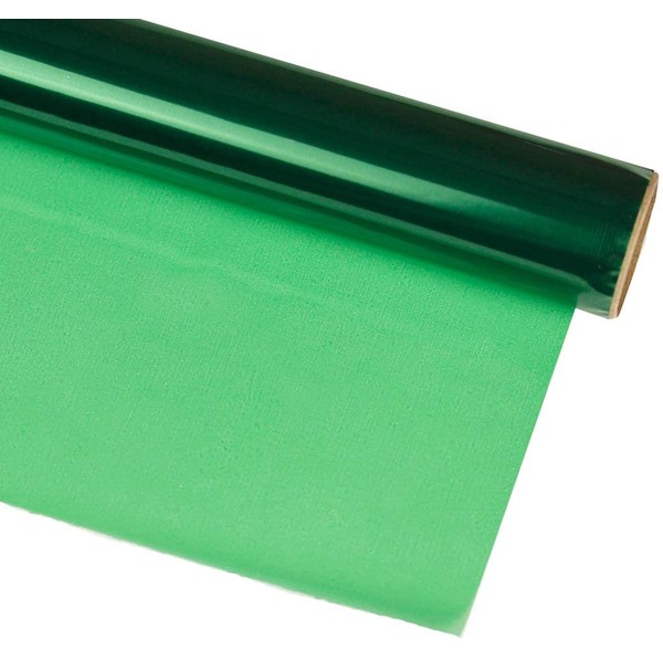 Hygloss Products Cello-Wrap Roll, Green, 20-inches x 12.5-feet
