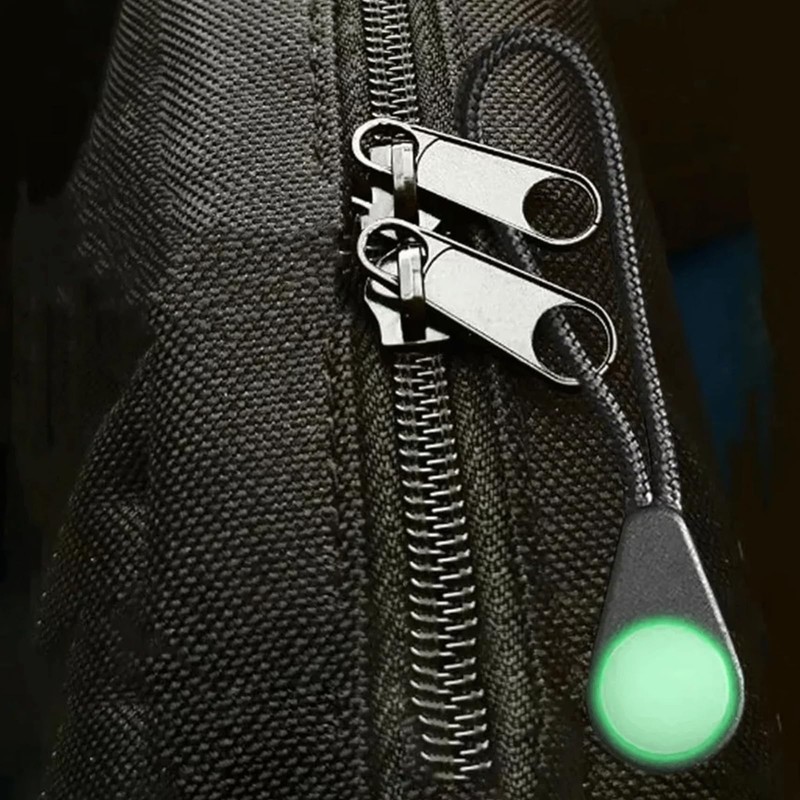 20 Pcs Self Luminous Zipper Pulls,Glow in The Dark Zipper
