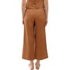 Amazhiyu Women's Linen Ankle Pants Pleated Front Wide Leg Straight