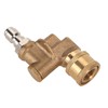 Quick Connecting Pivoting Coupler Attachment 1/4in for Pressure Washer Nozzle