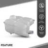 LQI Engine Coolant Expansion Reservoir Overflow Tank with Cap Fit