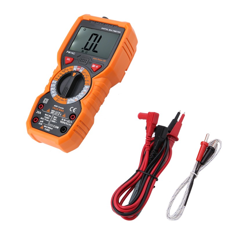 PEAKMETER PM18C Intelligent Digital Multimeter Voltage Resistance NCV Tester