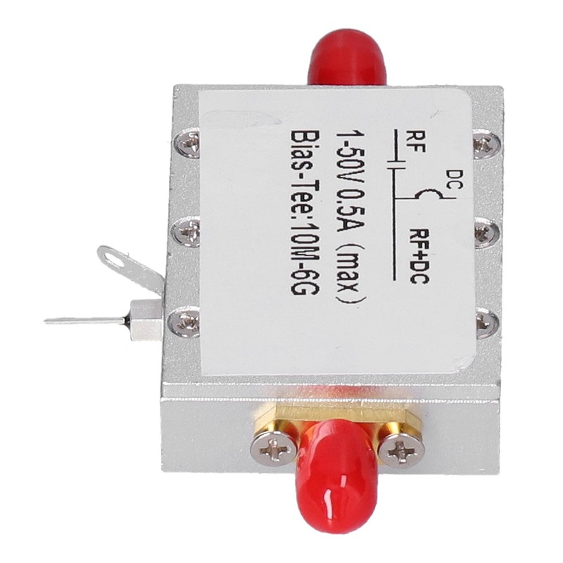 Bias Tee Module Coaxial Feed Low Insertion Loss RF DC