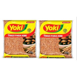 Trigo para Kibe Brasileiro Yoki 500g | Pack of 2x500g | Brazilian Bulgur Wheat + Silicone Bracelets Souvenir | Brazil in Texas Bundle